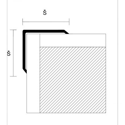 Inox vogalni zaščitni profili